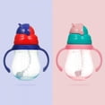 thumbnail image 3 of Straw Cup Spill Proof Sippy Cup with Handles and Strap, Toddler Cups, Sippy Cups for babies, 260ML/9oz, 6 Months+, 3 of 7