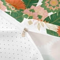 thumbnail image 3 of Erosebridal Chic Flower Twin Bedding for Girls, Tropical Palm Tree Leaves Duvet Cover Set, Reversible, 2pcs 1 Duvet Cover and 1 Pillowcase, No Comforter, 3 of 5