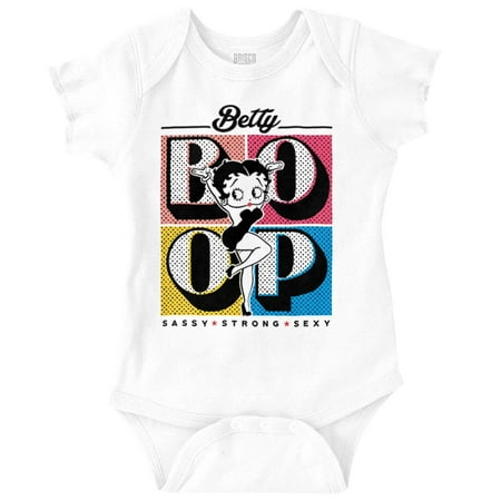 

Betty Boop Classic Strong Cutie Bodysuit Jumper Girls Infant Baby Brisco Brands 12M