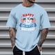 thumbnail image 1 of Tops para hombre, blusas y camisas de cuello redondo y manga corta para hombre, tops casuales de cuello redondo y manga corta con estampados especiales para hombre., 1 of 5