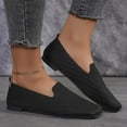 thumbnail image 5 of Hoshose New Retro Summer Womens Slip on Flat Shoes Soft Soled Shallow Mouth Mesh Breathable Casual Work Shoes Non Slip, 5 of 8