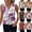 Purple, variant on Womens Tank Tops Casual Sleeveless Stretch Floral Print Tops Summer Lightweight V Neck T-Shirts Fashion Comfy Shirt Clothes Purple L