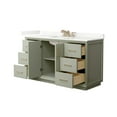 thumbnail image 2 of Wyndham Collection Wcf414160s-Qtz-Us3mxx Strada 60" Free Standing Single Basin Vanity Set, 2 of 7