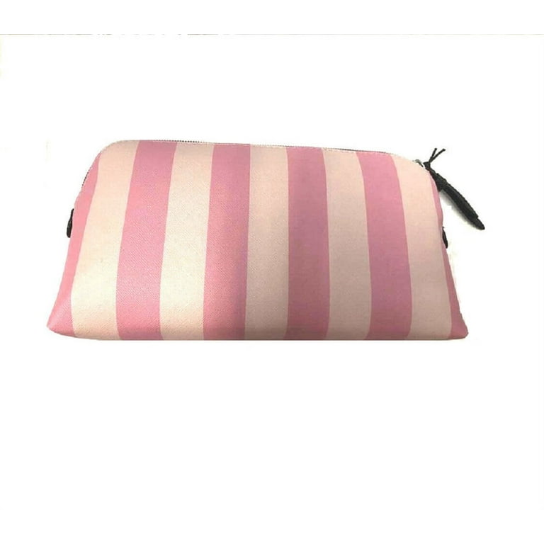 Victoria's Secret Pink And White Striped Makeup Bag Reviews 2023
