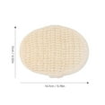 thumbnail image 2 of MUSEYA Rectangular Exfoliating Body Sponge Cotton Linen 1Pack, 2 of 8