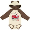 thumbnail image 3 of Inktastic Set My Heart on Fire Valentine Fire Truck with Hearts Boys or Girls Long Sleeve Baby Bodysuit, 3 of 5
