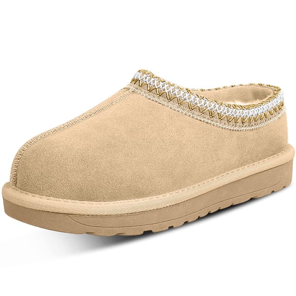 Pantuflas Botines Plataforma para Mujer en Cuero y Gamuza metricfalcon