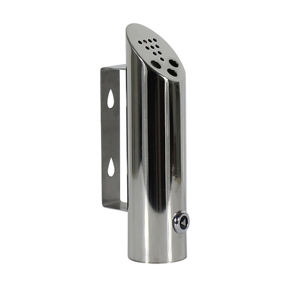Cenicero Grande De Acero Para Exterior, Montado En Pared - MARCA MARKSMAN, Ideal Para Pub, Terraza, Jardín