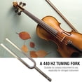 thumbnail image 3 of BOWTONG 512Hz Tuning Fork Violin Guitar Tuner Instrument Guitar PartMusical Instrument Tool U4F6, 3 of 9