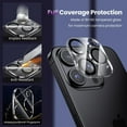 3 Pack Tempered Glass Camera Lens Protector for iPhone 15 Pro max 9H Hardness Scratch Resistant