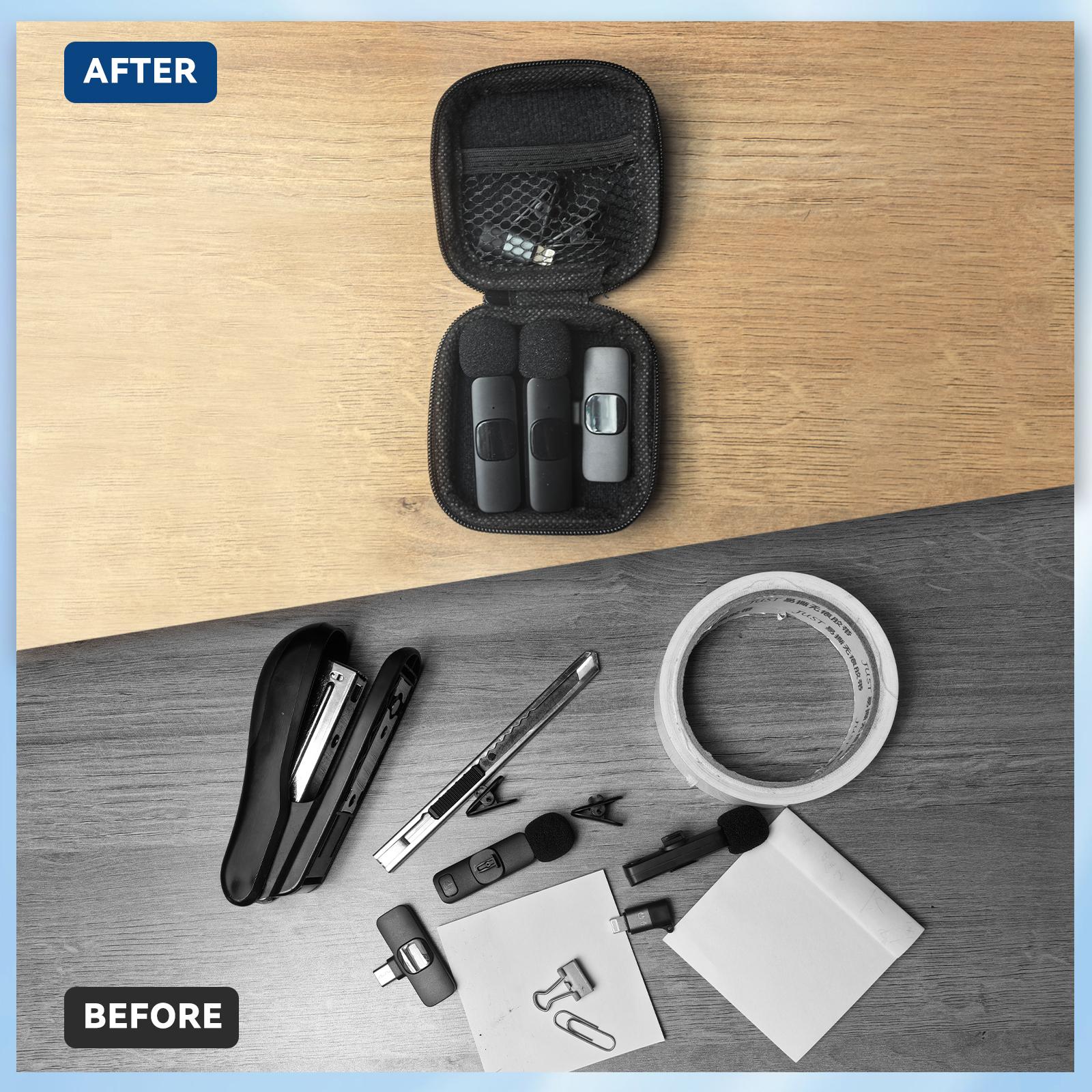 AGCAN Wireless Lavalier Microphone iPhone Android Type-C photo 5