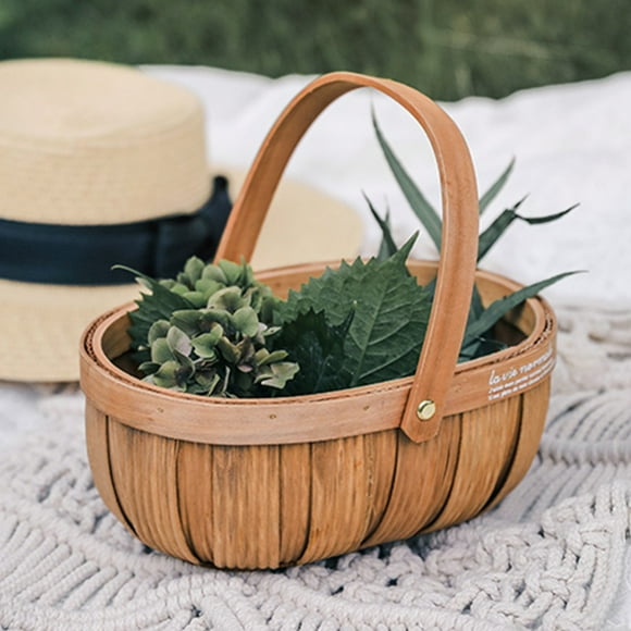 Woven Storage Baskets, Waterproof Wicker Basket, Wicker Storage Baskets for Organizing