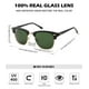thumbnail image 4 of Gafas de Sol Pro Acme Semi-Marco Cuadradas con Lentes 100% de Vidrio, 4 of 6