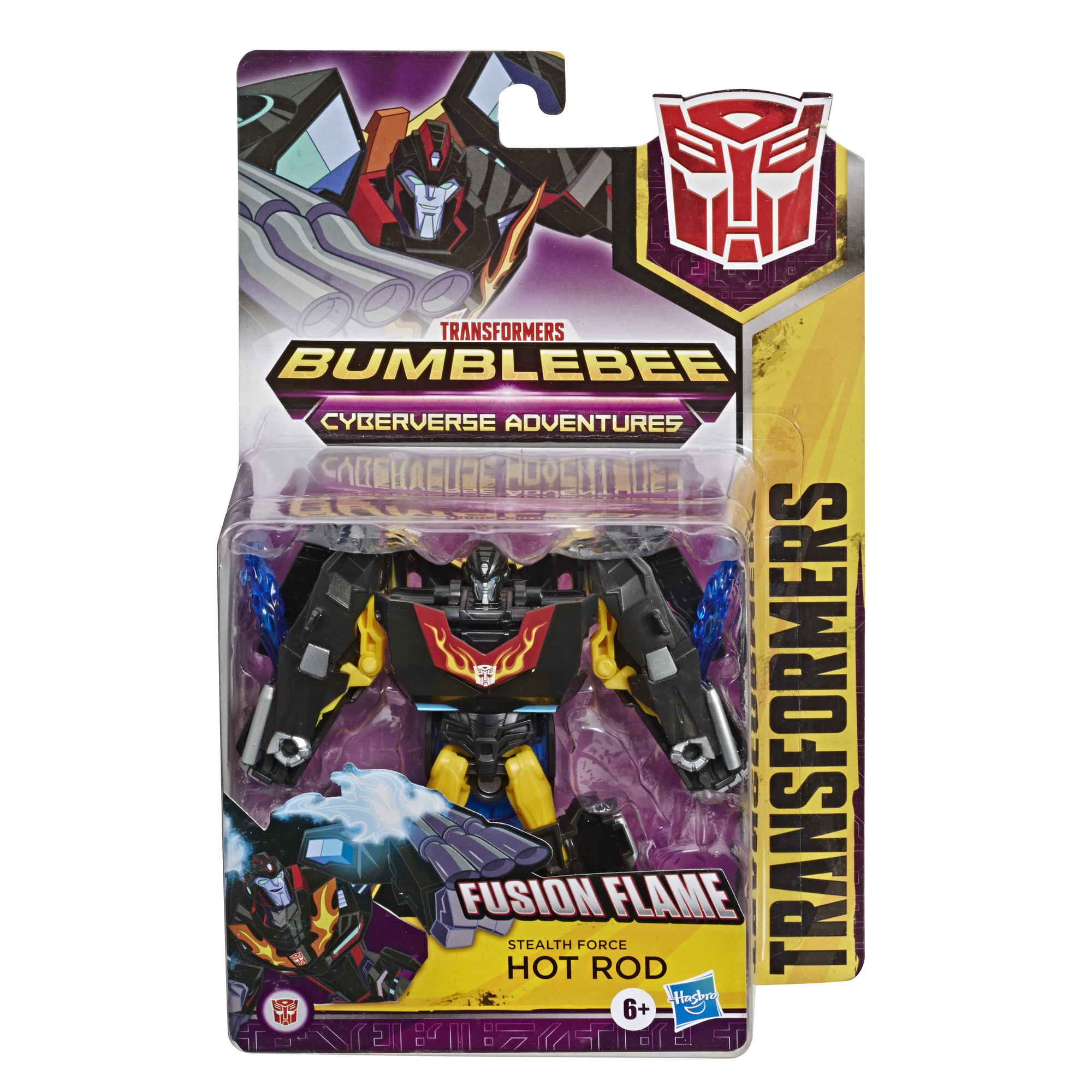 transformers cyberverse black hot rod