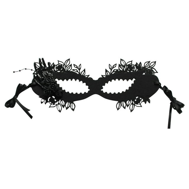 Máscara de mascarada de fieltro Máscara de baile negro MÁSQUIE MÁSCARA MÁS MÁSCARA MÁS MÁSCARA PROPORTE PARA FIESTA