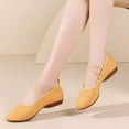 thumbnail image 5 of Yellow Ladies' Canvas Dance Shoes With Mid Heel And Full Coverage For Practice Comfort, 5 of 9