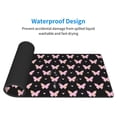 thumbnail image 4 of Pofeuu Gradient Butterfly Print Desk Mat for Keyboard and Mouse，Computer Desk Matt for Desktop，Large Mouse Pad for Desk，Desk Pads on Top of Desks 12x31.5in, 4 of 8