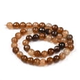 thumbnail image 3 of Natural Agate Beads Strands Dyed Faceted Round Camel 6mm Hole: 1mm, 3 of 3
