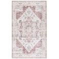 thumbnail image 2 of SAFAVIEH Arizona Alaia Medallion Polyester Area Rug, Beige/Rust, 5' x 8', 2 of 13