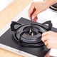 thumbnail image 2 of Estera De Estufa De Gas, Protector De Estufa Anticorrosión Con Revestimiento Antiadherente Reutilizable, Accesorio De Cocina Negro/plateado Para Restaurante En Casa, 2 of 8