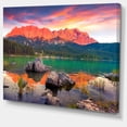 thumbnail image 2 of Colorful Eibsee Lake Sunset, 2 of 3