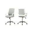thumbnail image 3 of Monarch Specialties Office Chair, Swivel, Ergonomic, Armrests, Computer Desk, Work, Grey Mesh, 3 of 12