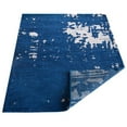 thumbnail image 5 of Rugsotic Carpets Hand Knotted Silk Area Rugs - 6'X9', Rectangle, Blue Beige, Abstract Modern Design, High Pile Thick Handmade Anti Skid Area Rugs For Living Room, Bed Room (Ns1230), 5 of 5