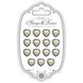 thumbnail image 2 of Craft Consortium Always & Forever Pearl Embellishment 15/Pkg-Heart, 2 of 2