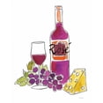 thumbnail image 2 of Wine Time III Rose Poster Print by Farida Zaman (22 x 28), 2 of 2