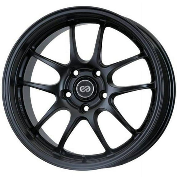 Enkei PF01 18 x 10.5 in. 5 x 114.3 Bolt Pattern 15 mm Offset 75 mm Bore Black Wheel