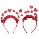 thumbnail image 1 of GOOHOCHY 2pcs Heart Headbands encantadores diademas de fiesta Hoops suministros de disfraces de San Valentín, 1 of 8