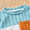 thumbnail image 7 of newwalpole Baby Boy Clothes Toddler Boys Summer Outfits Short Sleeve Pockets Patchwork T-Shirts Elastic Waist Shorts Set 12M-5T Light Blue for Size 2-3 Years, 7 of 7