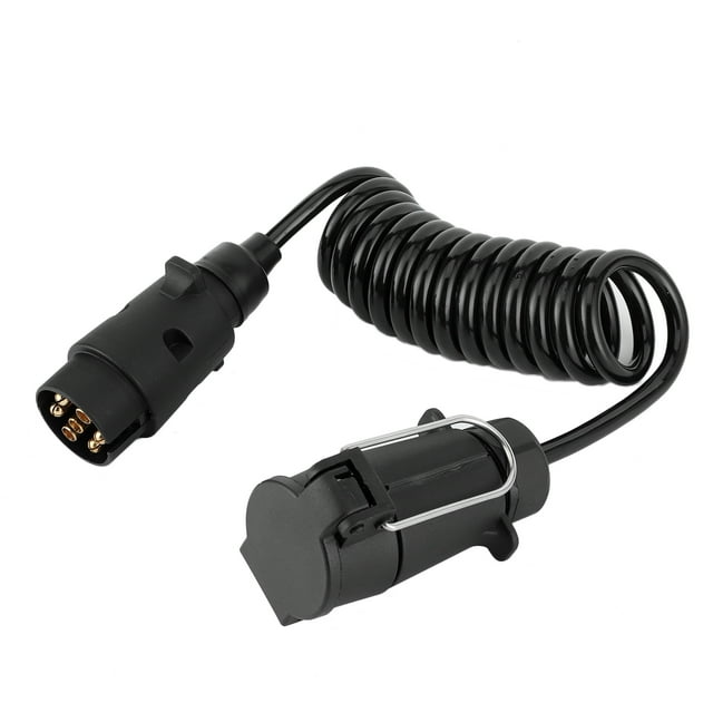 Câble d'Extension de Remorque, Câble de Ressort 2m Cordon de Ressort de Caravane Connecteur de Ressort de Voiture Ultra Réactif