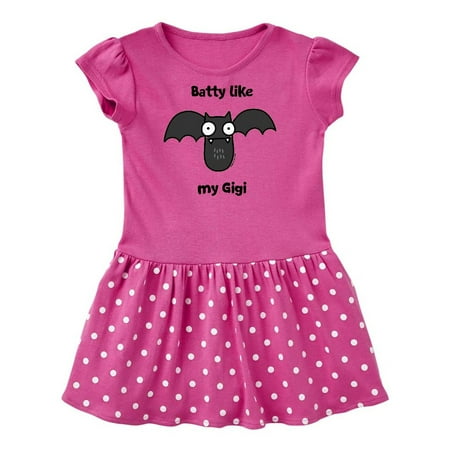 

Inktastic Batty like my Gigi Gift Baby Girl Dress