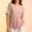 Pink, variant on Njoeus Womens Tops Summer Short Sleeve Knit Tunic Tops Casual V Neck T-Shirts Loose Blouse with Pocket Spring Clothes