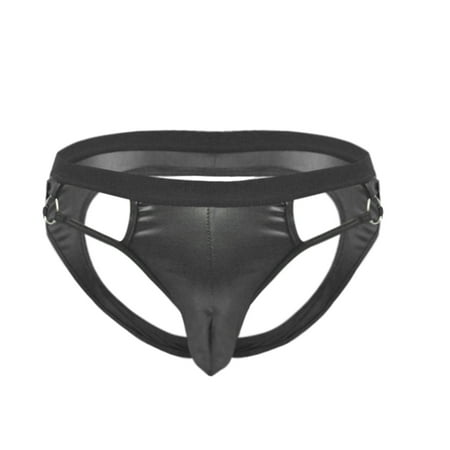 

JNGSA Balconette Bra Comfortable Bras For Women Men S Sexy Underwear Panties Imitation Leather Hole Iron Ring Briefs Everyday Bras