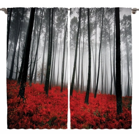 mystic forest digital photography living room curtains 2panels set mystic forest digital photography living room curtains 2panels set