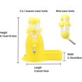 thumbnail image 2 of Minzimin Hamster Water Bottle with Food Container Base Hut No Drip Drinking Dispenser for Dwarf Hamster Rats Mouse Gerbil Mice, 2 of 6