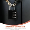 thumbnail image 2 of WHAMVOX 1Pcs Small Combination Lock Zinc Alloy For Travel And Outdoor Use, 2 of 8