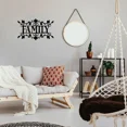 thumbnail image 2 of Metal Family Sign Family Wall Art Family Wall Sign Family Metal Word Dining Room Wall, 2 of 4