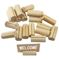 thumbnail image 1 of Adornos de boda tocones de madera natural sala de estar manualidades de tablero de mesa de madera titulares de titulares de titulares de artículos para fiestas Paquete de regalos de 20 Eigraketly HA012720-00, 1 of 7