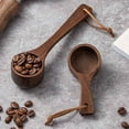 thumbnail image 2 of 2Pcs Black Walnut Coffee Scoop Under $5! Yannianjz Wooden Coffee Spoon Set, Solid Wood Measuring Spoons for Kitchen, Coffee Bean Scoop, Tea Measuring Spoon, Food Grade Wood Spoon, 2 of 9