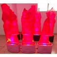 thumbnail image 5 of TOPCHANCES 36 LED Red & Blue Fake Flame Fire Light Stage Show Simulated Fire Flame Lighting for Disco DJ Band Party Halloween,1.8M, 5 of 10