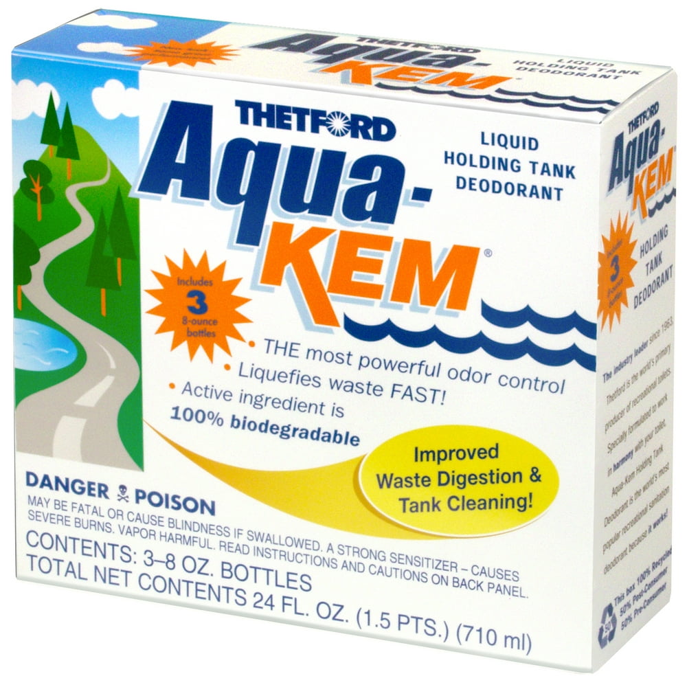 AquaKem Rv Holding Tank Treatment Deodorant, Waste Digester