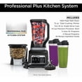 thumbnail image 2 of Licuadora y procesador de alimentos de 8 tazas 1400 W, capacidad XL, 2 of 9