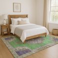 thumbnail image 7 of Addison Rugs Mayfield Premium Machine Washable Traditional Global Lime Rectangle Rug, 2'6" x 3'10", 7 of 7