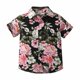 thumbnail image 1 of Odeerbi 1-9 Años Niños Camisa Hawaiana Verano Playa Camisas de Algodón Niños Manga Corta Blusa Tropical Flor Imprimir Camisa Ocio Tops, 1 of 9