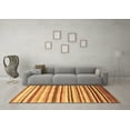 thumbnail image 3 of Ahgly Company Indoor Rectangle Abstract Brown Contemporary Area Rugs, 5' x 7', 3 of 4