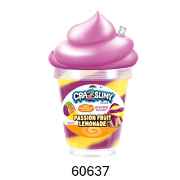 CRA-Z-SLIMY PASSION FRUIT LEMONADE Slime, Ages 6+. Great gift for any occasion.