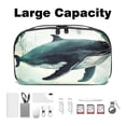thumbnail image 3 of Whale Oxford Cloth Waterproof Travel Organizer Storage Pouch Cable Organizer Travel Charging Cord Organizer Case, 3 of 6